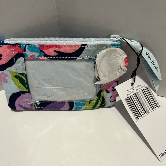 Vera Bradley Colorful Zip ID Holder Marian Floral - Picture 10 of 10